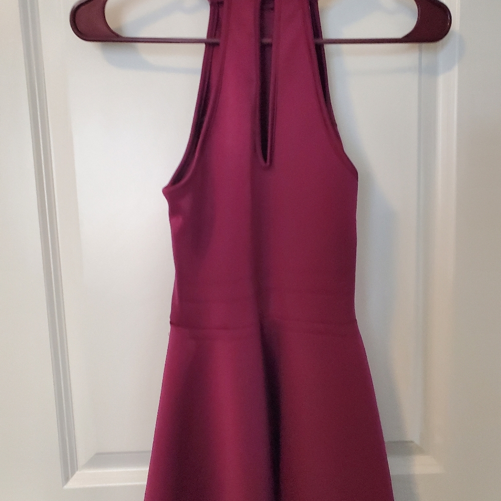 Purple Skater Dress - Picture 3 of 4
